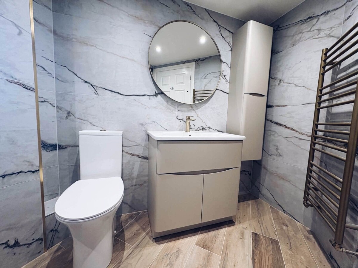Bathroom transformation goals! 1